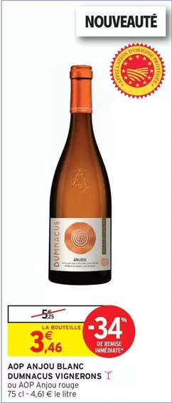 Aop Anjou Blanc Dunacus Vignerons