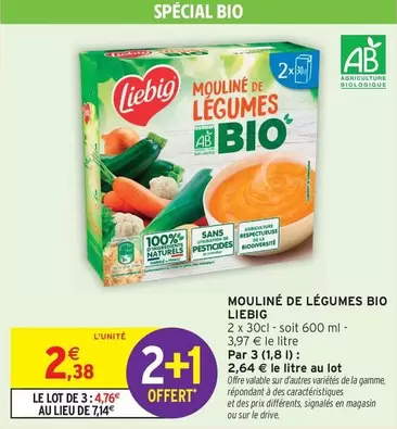 Liebig - Mouliné De Légumes Bio