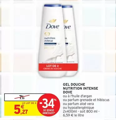 Dove - Gel Douche Nutrition Intense