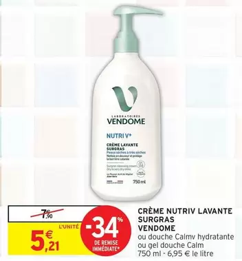 Vendome - Crème Nutriv Lavante Surgras