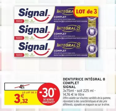 Signal - Dentifrice Intégral 8 Complet