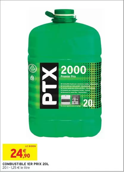 Combustible Ier Prix 20l