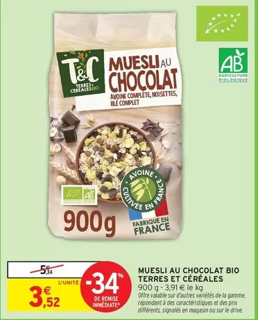 Complet - Muesli Au Chocolat Bio