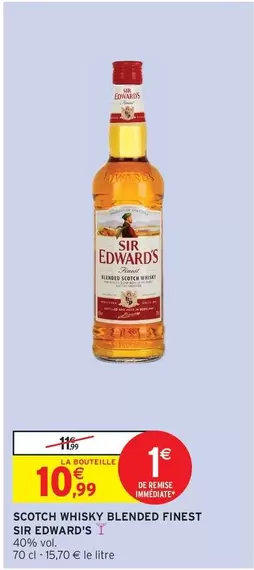 Sir Edward's - Scotch Whisky Blended Finest