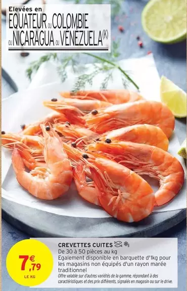 Signal - Crevettes Cuites offre à 7,79€ sur Intermarché