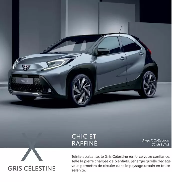 Gris Celestine offre sur Toyota