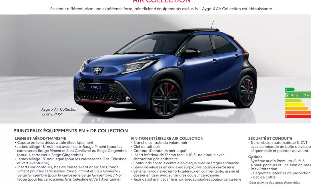 Principaux Eau Pepents En + De Collection offre sur Toyota