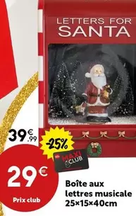 Boîte Aux Lettres Musicale offre à 9€ sur Maxi Bazar