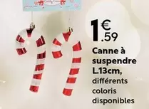 Canne À Suspendre L.13cm, Différents Coloris Disponibles offre à 1,59€ sur Maxi Bazar