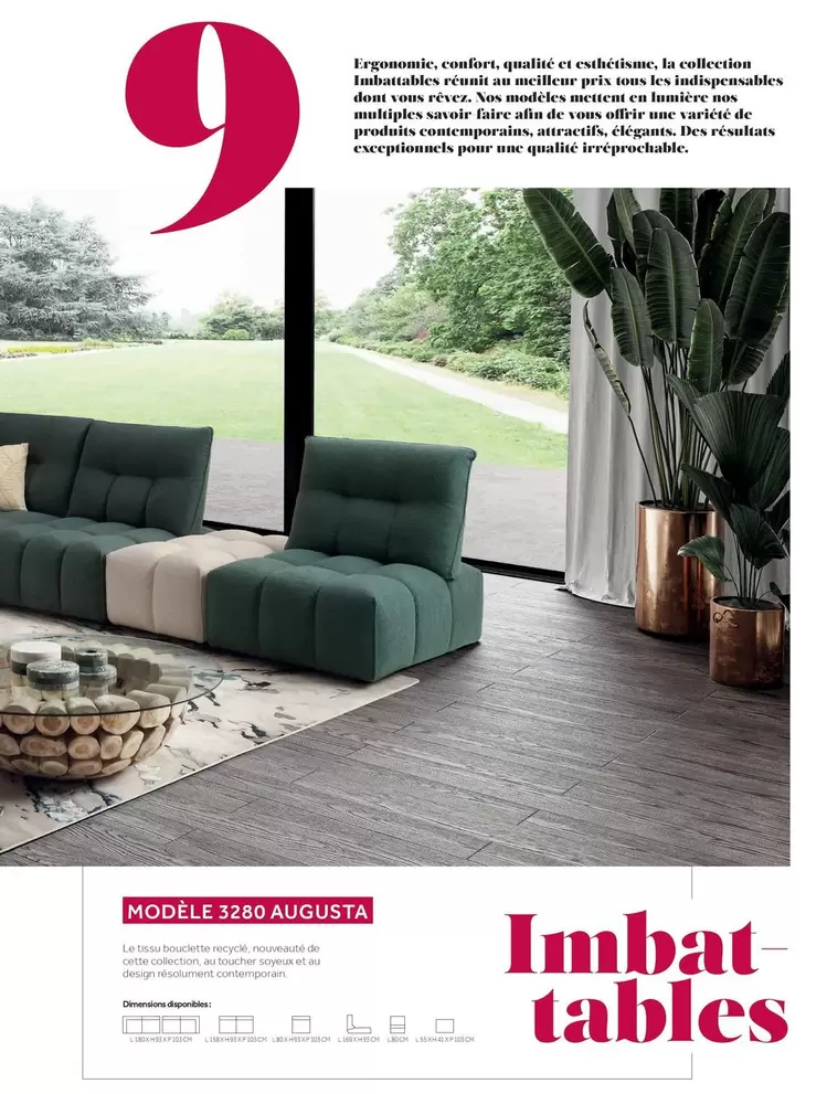 Imbat Tables offre sur Chateau d'Ax