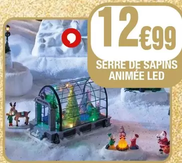 Serre De Sapins Animée Led offre à 12,99€ sur La Foir'Fouille