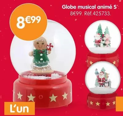 Globe Musical Animé S offre à 8,99€ sur B&M