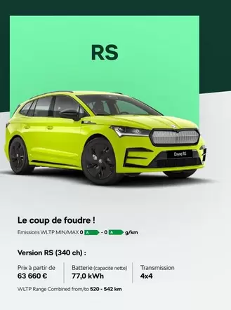 Le Coup De Foudre! offre à 63€ sur Škoda