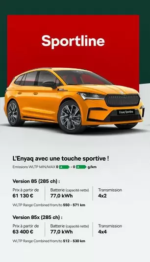 Sportline - offre sur Škoda