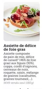 Canard - Assiette De Délice De Foie Gras offre à 5,49€ sur Flunch