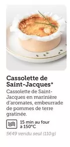 Cassolette De Saint-jacques offre à 5,49€ sur Flunch