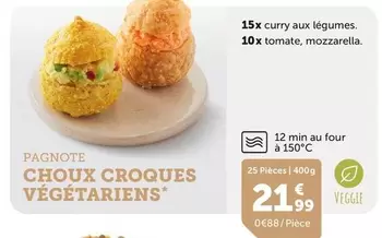 15x Curry Aux Légumes, 10x Tomate, Mozzarella, offre à 21,99€ sur Flunch