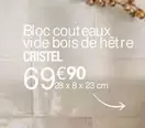 Bloc Cout Eaux Vide Bois De Hêtre Cristel offre à 69,9€ sur Ambiance & Styles