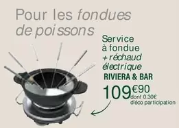 Riviera & Bar - Raviolis De Champignons + Réchaud Électrique offre à 109,9€ sur Ambiance & Styles