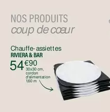 Riviera & Bar - Chauffe-assiettes offre à 54,9€ sur Ambiance & Styles