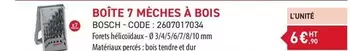 Boîte 7 Méches À Bois offre à 6,9€ sur Loxam