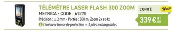 Flash - télémètre laser offre sur Loxam