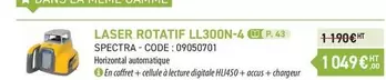 Damatta - Laser Rotatif Ll300n-4 offre à 1049€ sur Loxam