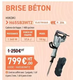 Hikoki - Brise Béton offre à 799€ sur Loxam