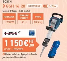 Bosch - Gsh 16-28 offre à 1150€ sur Loxam