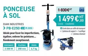 Ponceuse À Sol offre à 1499€ sur Loxam