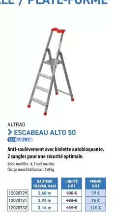 Promo - Altrado Escabeau Alto 50 offre à 129€ sur Loxam