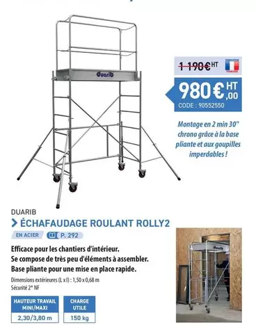 Doorile - Montage En 2 Min 30" offre à 980€ sur Loxam