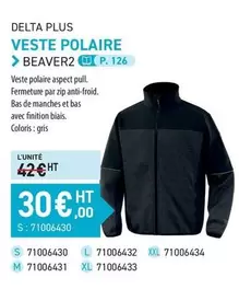 Delta Plus Veste Polaire beaver2 P. 126 offre à 30€ sur Loxam