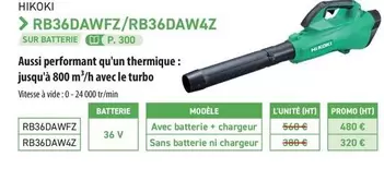 Promo - RB36DAWFZ/RB36DAW4Z offre à 480€ sur Loxam