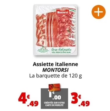 Montorsi - Assiette Italienne offre à 4,49€ sur Coccimarket