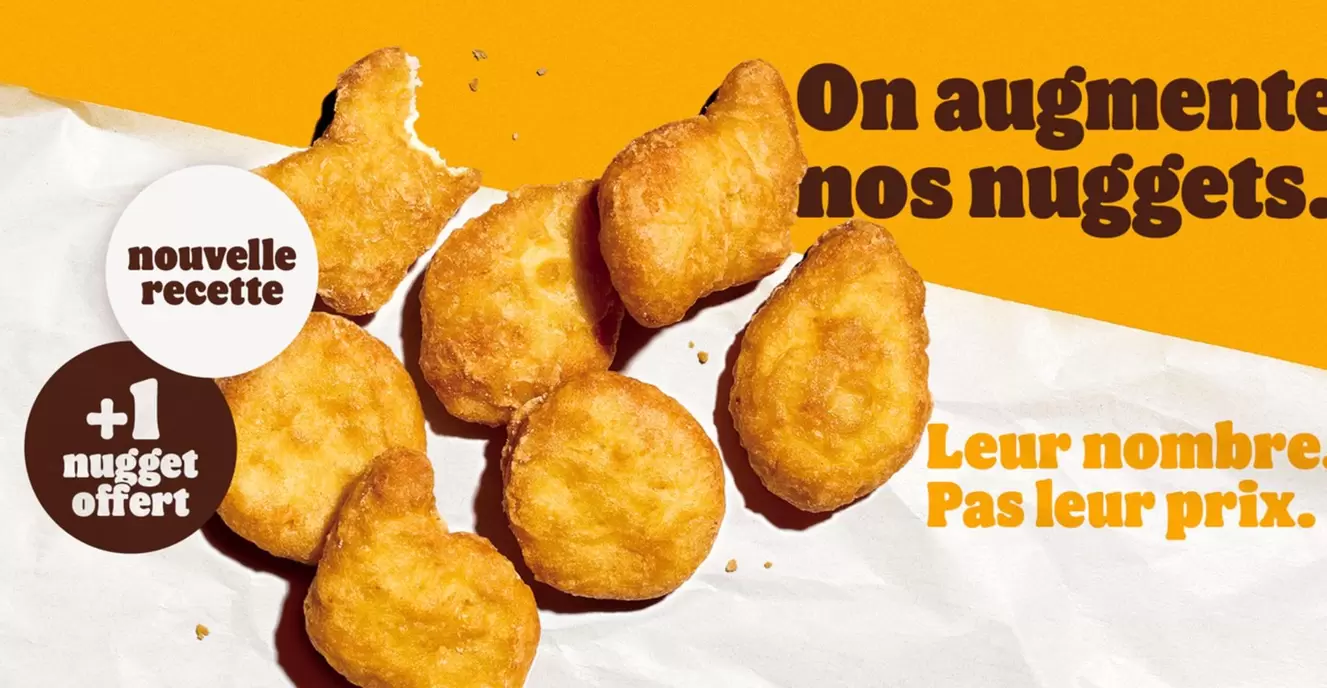 Nuggets offre sur Burger King