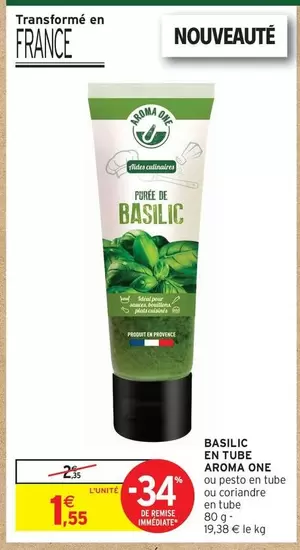 Aroma One - Basilic En Tube