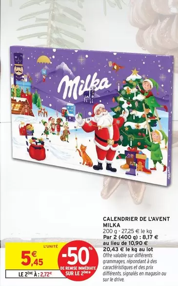 Milka - Calendrier De L'avent