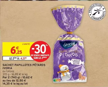 Ivoria - Sachet Papillotes Pétards