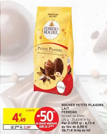 Ferrero Rocher - Rocher Petits Plaisirs Lait