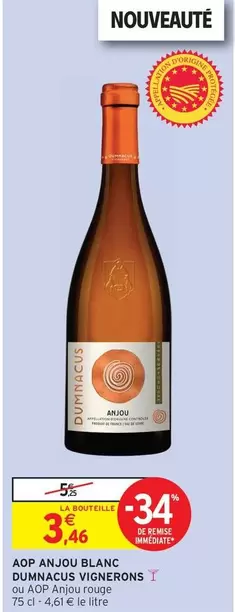 Aop Anjou Blanc Dumnacus Vignerons