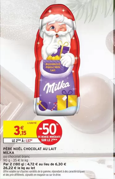 Milka - Père Noël Chocolat Au Lait