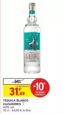 Cazadores - Tequila Blanco