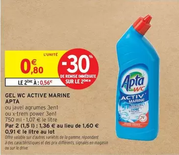 Apta - Gel Wc Active Marine