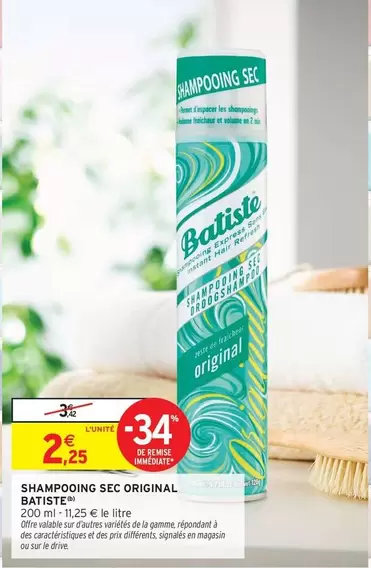 Batiste - Shampooing Sec Original