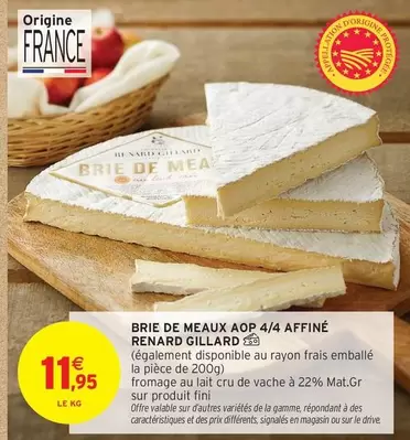 Fini - Brie De Meaux Aop 4/4 Affiné