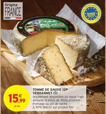 Fini - Tomme De Savoie Igp Verdannet