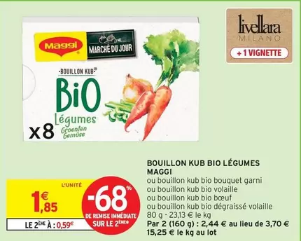 Maggi - Bouillon Kub Bio Légumes