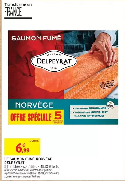 Delpeyrat - Le Saumon Fume Norvège