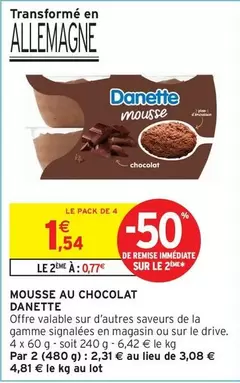 Danette - Mousse Au Chocolat